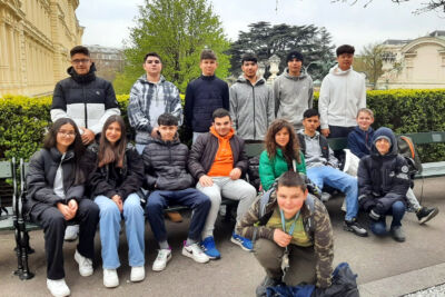 Die 4. Klassen besuchen die Albertina