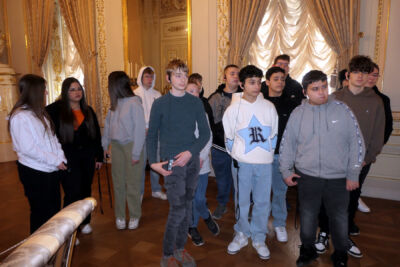 Die 4. Klassen besuchen die Albertina